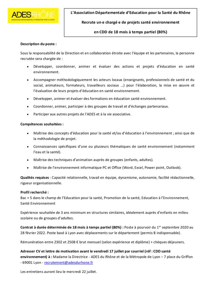thumbnail of recrutement ADES chargé de projets CDD renfort SE sept 2020-1